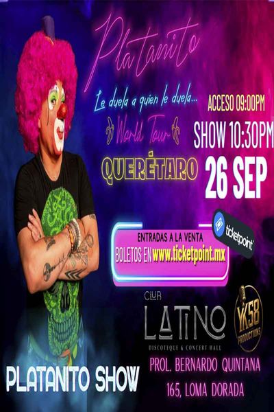 Platanito - Le Duela a Quien le Duela Tour